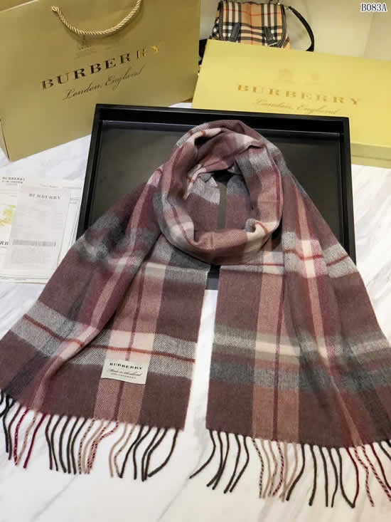 Women Scarves Autumn Winter New Female Wool Scarf Fake Burberry Scarves 19